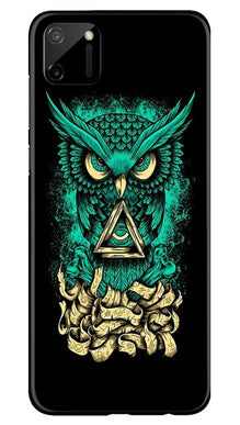 Owl Mobile Back Case for Realme C11 (Design - 358)