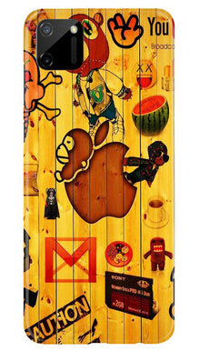 Wooden Texture Mobile Back Case for Realme C11 (Design - 367)