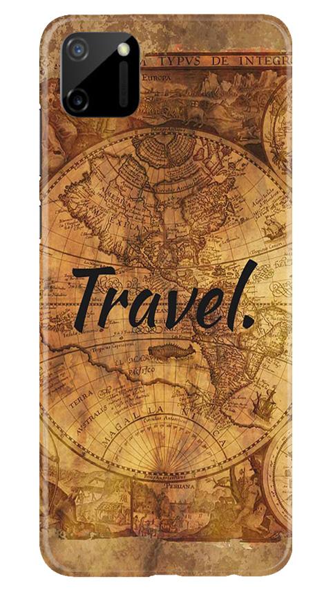 Travel Mobile Back Case for Realme C11 (Design - 375)