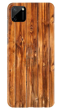Wooden Texture Mobile Back Case for Realme C11 (Design - 376)