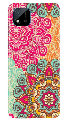 Rangoli art2 Mobile Back Case for Realme C20 (Design - 29)