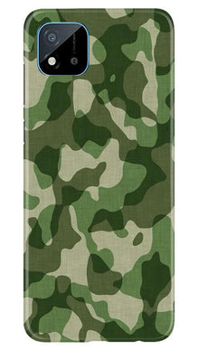 Army Camouflage Mobile Back Case for Realme C20  (Design - 106)