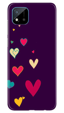Purple Background Mobile Back Case for Realme C20  (Design - 107)