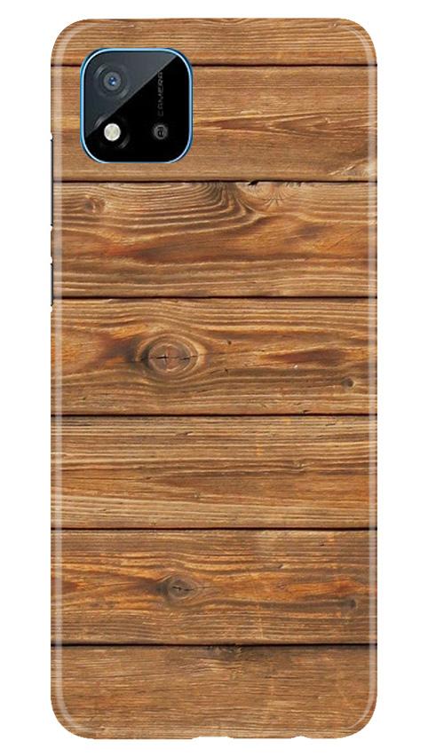 Wooden Look Case for Realme C20  (Design - 113)