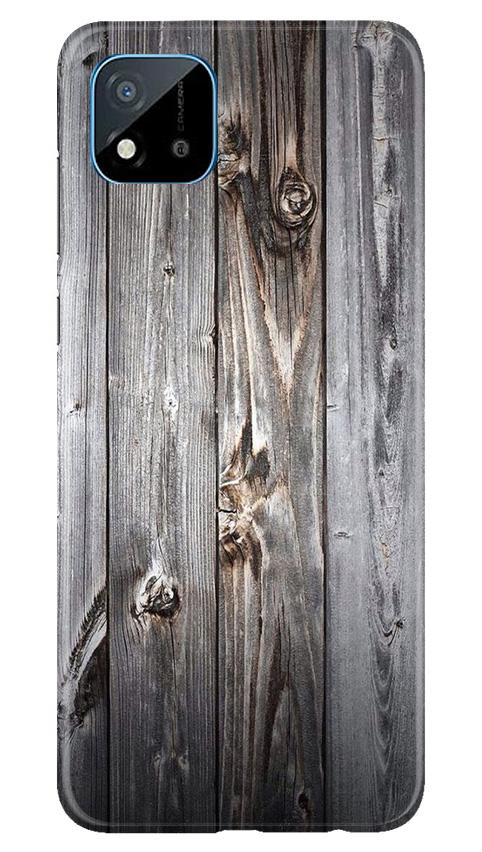 Wooden Look Case for Realme C20  (Design - 114)