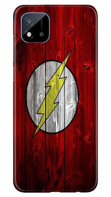 Flash Superhero Mobile Back Case for Realme C20  (Design - 116)