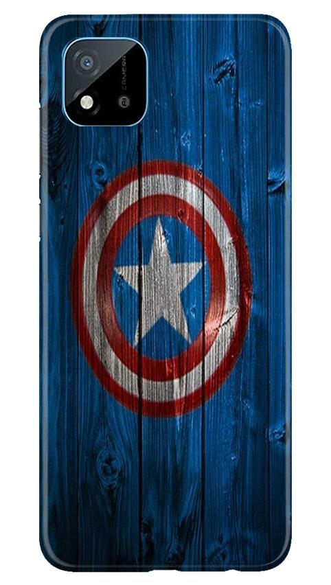 Captain America Superhero Case for Realme C20(Design - 118)