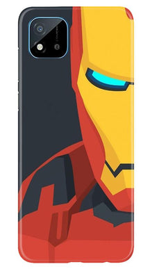 Iron Man Superhero Mobile Back Case for Realme C20  (Design - 120)