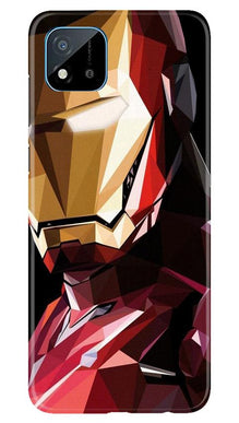Iron Man Superhero Mobile Back Case for Realme C20  (Design - 122)