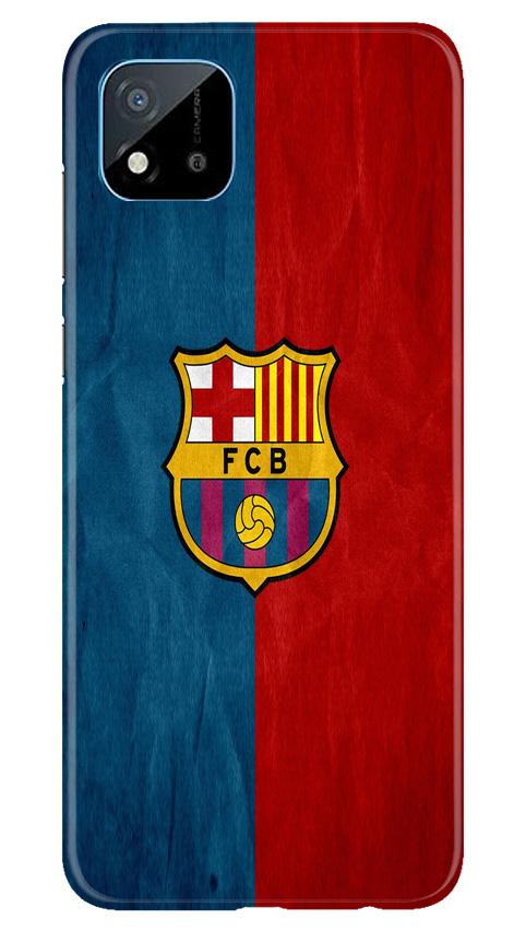 FCB Football Case for Realme C20  (Design - 123)