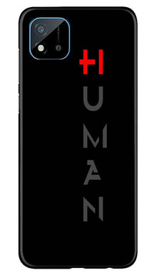 Human Mobile Back Case for Realme C20  (Design - 141)