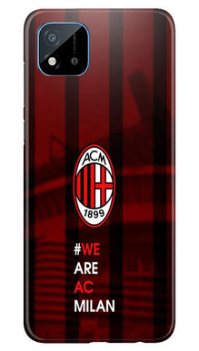 AC Milan Mobile Back Case for Realme C20  (Design - 155)