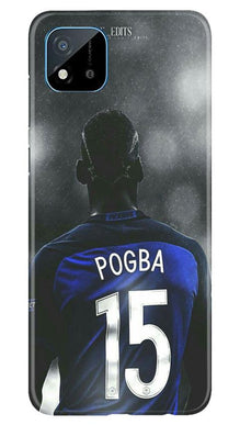 Pogba Mobile Back Case for Realme C20  (Design - 159)