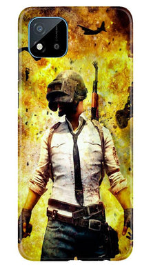 Pubg Mobile Back Case for Realme C20  (Design - 180)