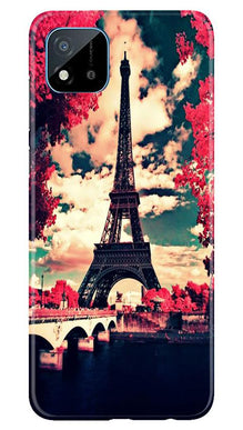 Eiffel Tower Mobile Back Case for Realme C20 (Design - 212)
