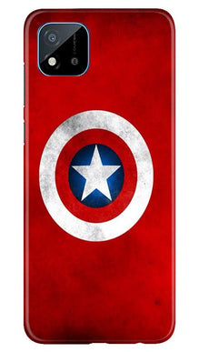 Captain America Mobile Back Case for Realme C20 (Design - 249)