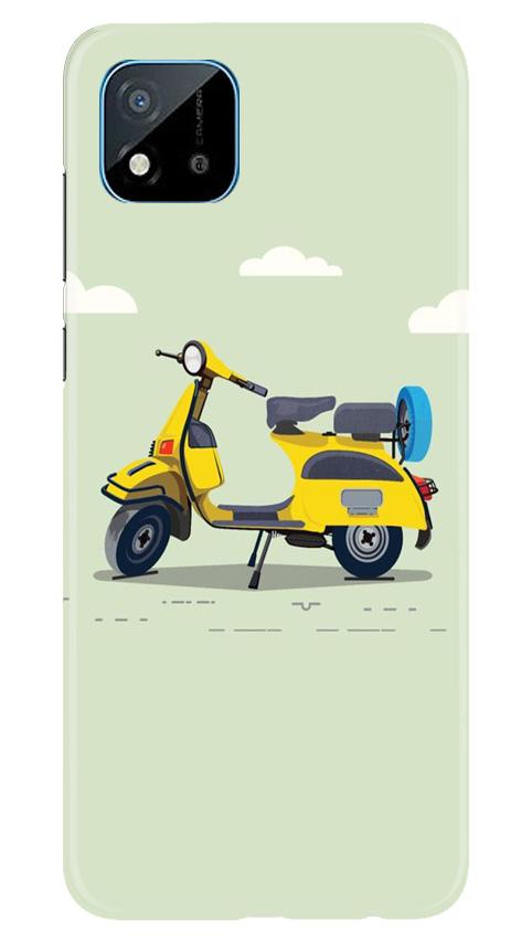 Vintage Scooter Case for Realme C20 (Design No. 260)