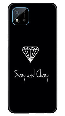 Sassy and Classy Mobile Back Case for Realme C20 (Design - 264)