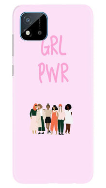 Girl Power Mobile Back Case for Realme C20 (Design - 267)
