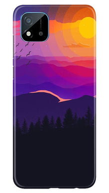 Sun Set Mobile Back Case for Realme C20 (Design - 279)