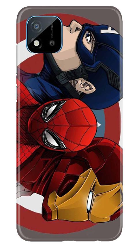 Superhero Mobile Back Case for Realme C20 (Design - 311)
