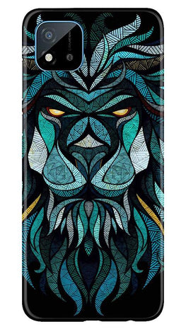 Lion Mobile Back Case for Realme C20 (Design - 314)