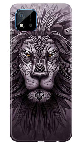 Lion Mobile Back Case for Realme C20 (Design - 315)