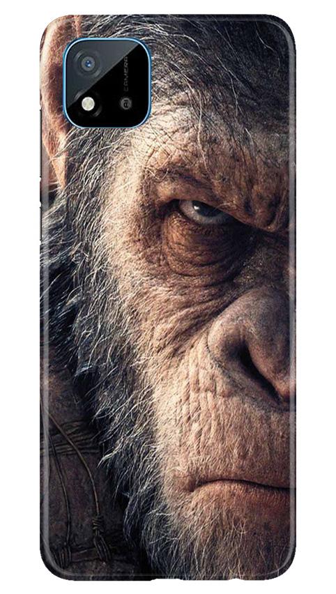 Angry Ape Mobile Back Case for Realme C20 (Design - 316)