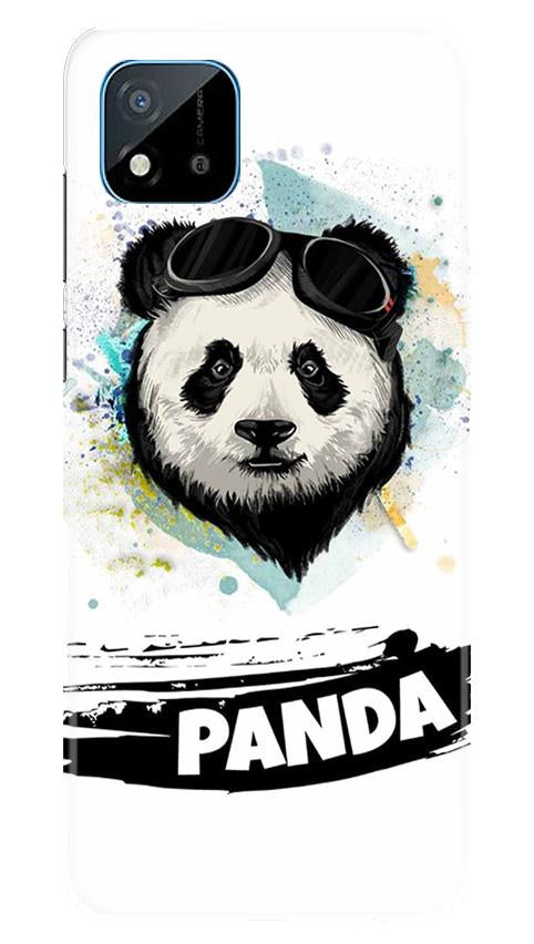 Panda Mobile Back Case for Realme C20 (Design - 319)