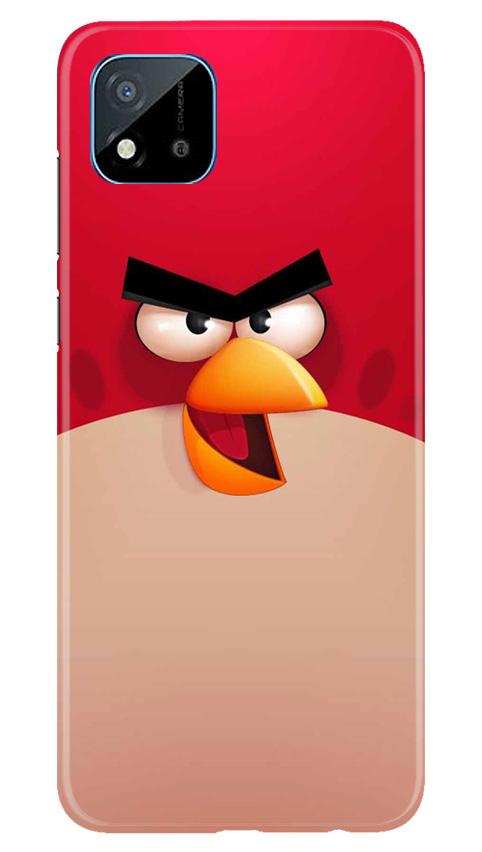 Angry Bird Red Mobile Back Case for Realme C20 (Design - 325)