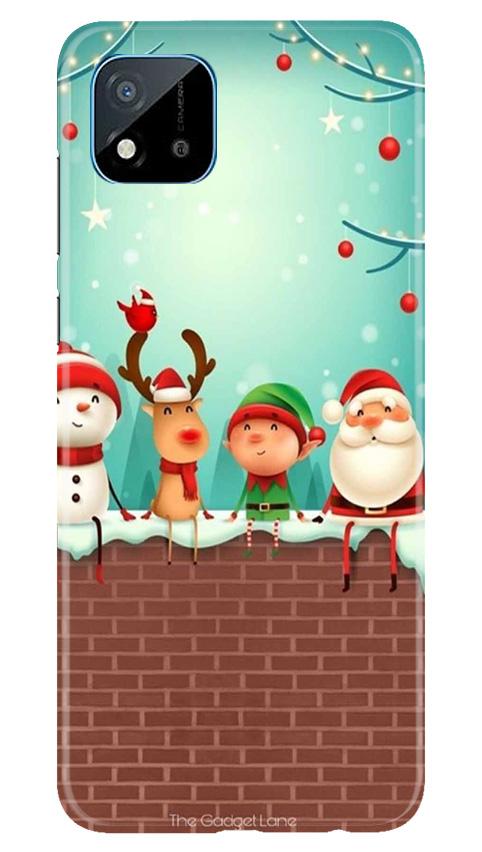 Santa Claus Mobile Back Case for Realme C20 (Design - 334)
