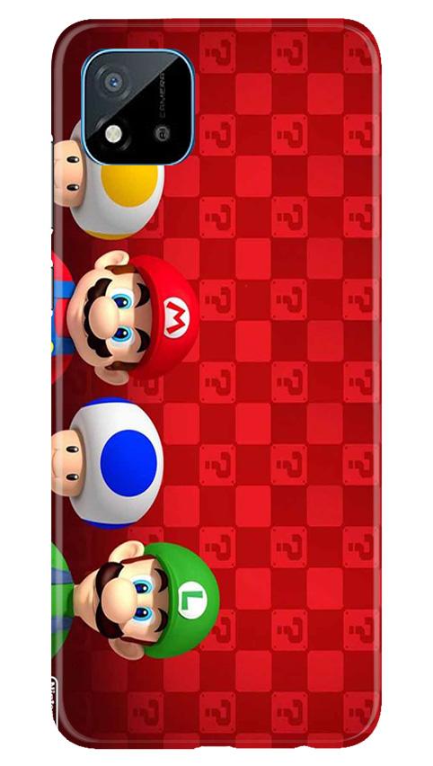 Mario Mobile Back Case for Realme C20 (Design - 337)