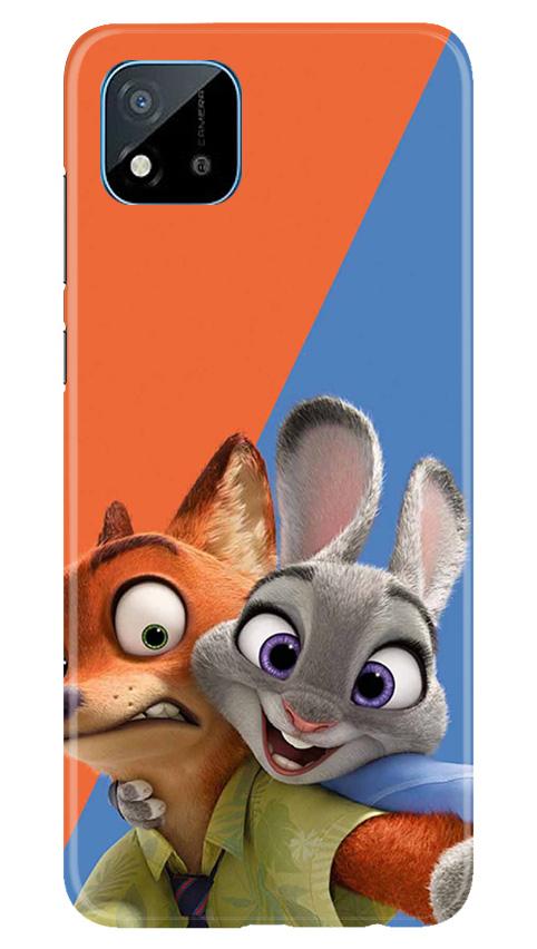 Cartoon Mobile Back Case for Realme C20 (Design - 346)