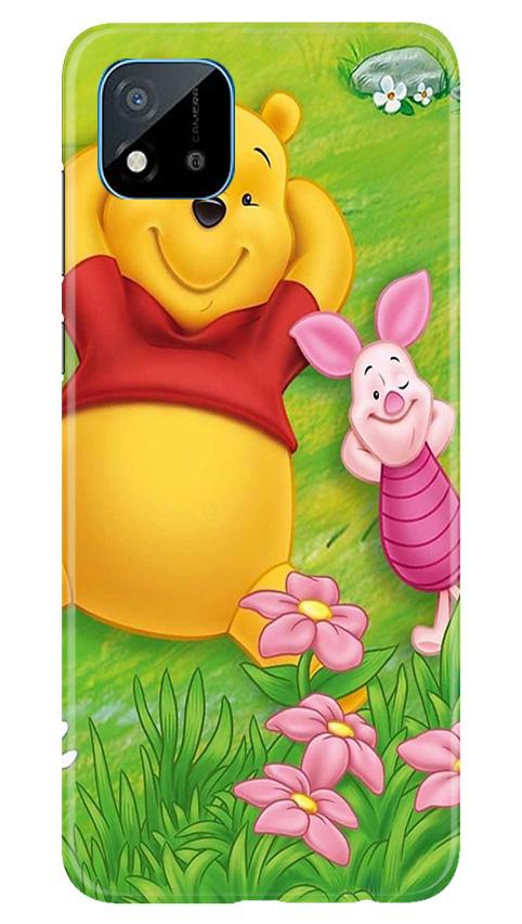 Winnie The Pooh Mobile Back Case for Realme C20 (Design - 348)