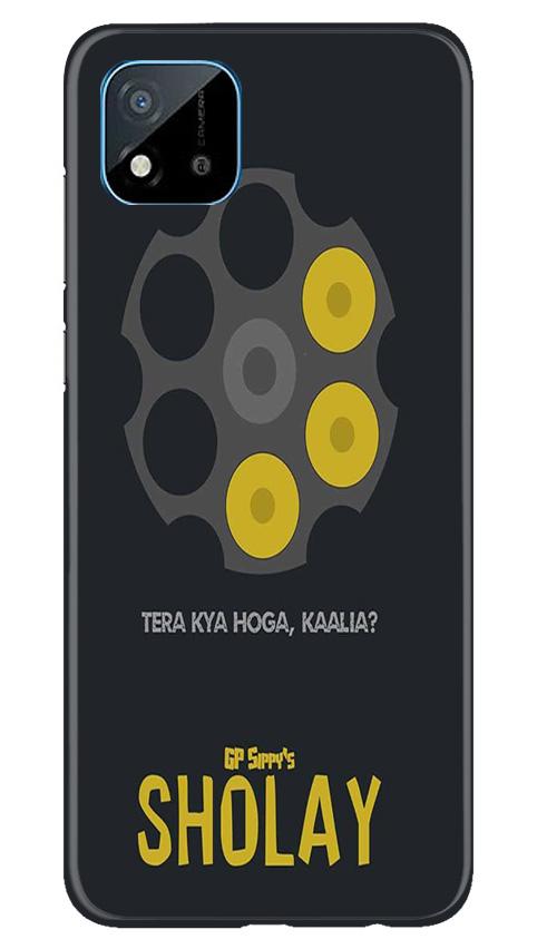 Sholay Mobile Back Case for Realme C20 (Design - 356)