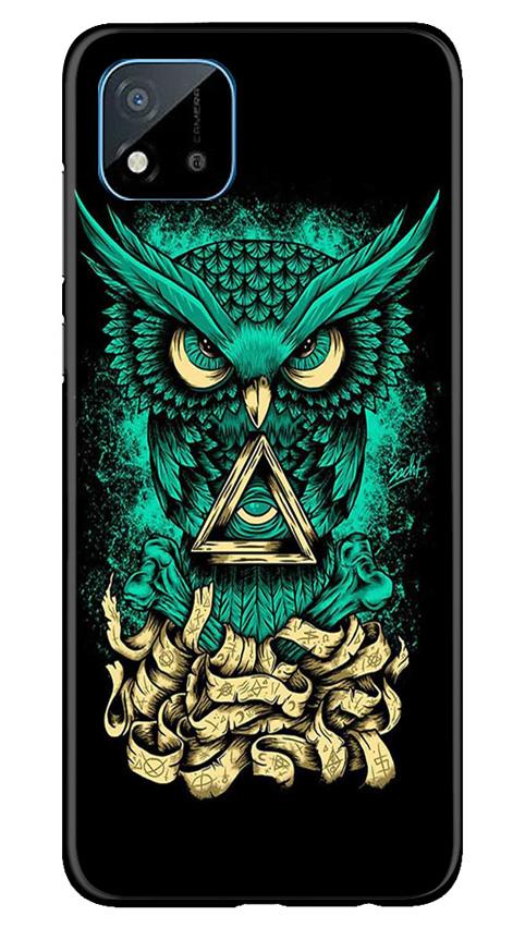 Owl Mobile Back Case for Realme C20 (Design - 358)