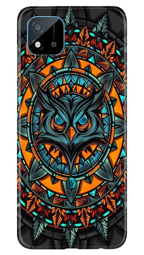 Owl Mobile Back Case for Realme C20 (Design - 360)
