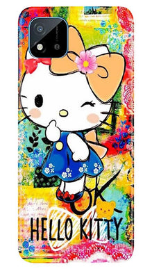 Hello Kitty Mobile Back Case for Realme C20 (Design - 362)