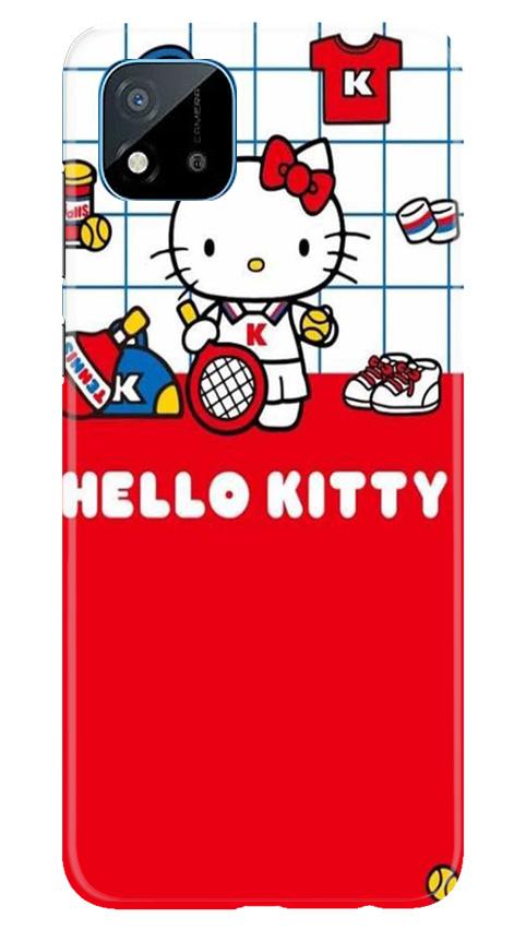 Hello Kitty Mobile Back Case for Realme C20 (Design - 363)