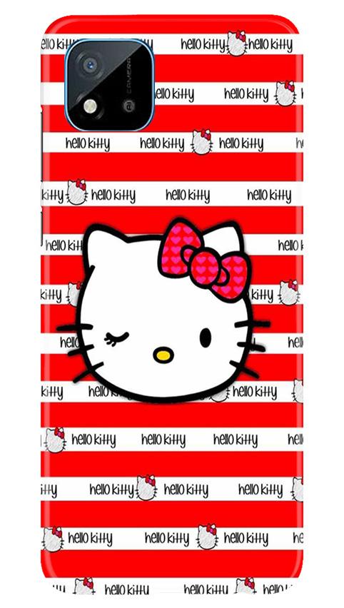 Hello Kitty Mobile Back Case for Realme C20 (Design - 364)