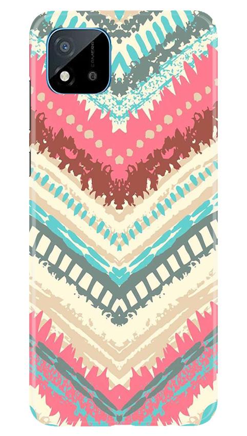 Pattern Mobile Back Case for Realme C20 (Design - 368)