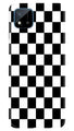 Black White Boxes Mobile Back Case for Realme C20 (Design - 372)