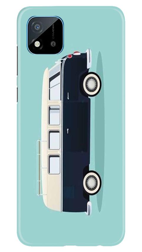 Travel Bus Mobile Back Case for Realme C20 (Design - 379)