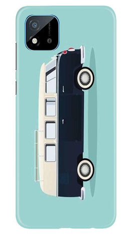 Travel Bus Mobile Back Case for Realme C20 (Design - 379)