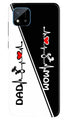 Love Mom Dad Mobile Back Case for Realme C20 (Design - 385)