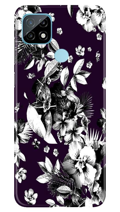 white flowers Case for Realme C12