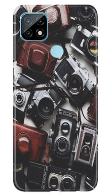 Cameras Mobile Back Case for Realme C21 (Design - 57)