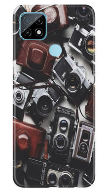 Cameras Mobile Back Case for Realme C21 (Design - 57)