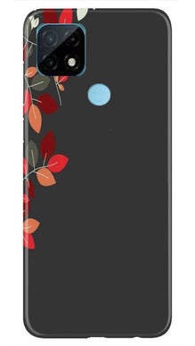 Grey Background Mobile Back Case for Realme C12 (Design - 71)