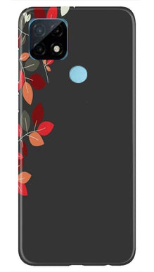 Grey Background Mobile Back Case for Realme C21 (Design - 71)